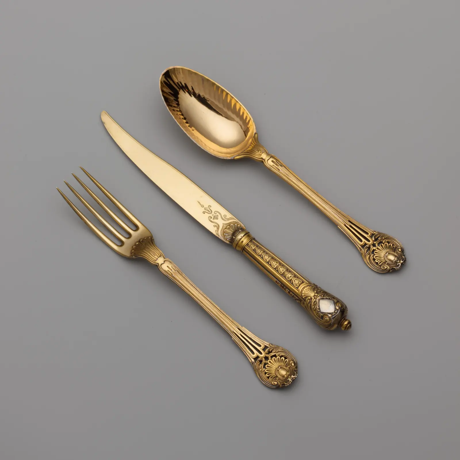 Couverts en vermeil de Louis-Joseph Lenhendrick